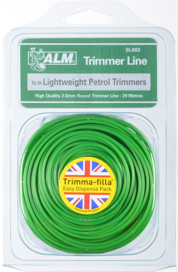 2mm x 20m - Green Trimmer Line - Click Image to Close